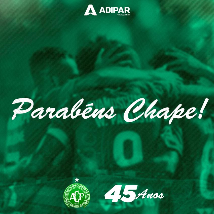 Post Parabéns Chape